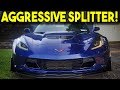 How To: INSTALL C7 Corvette Z06 Carbon Fiber FRONT SPLITTER! (DIY)