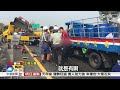 失控 小貨車追撞工程車 1死1輕傷│中視新聞20161004