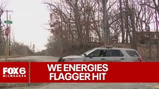Racine County hit-and-run, We Energies flagger hurt | FOX6 News Milwaukee