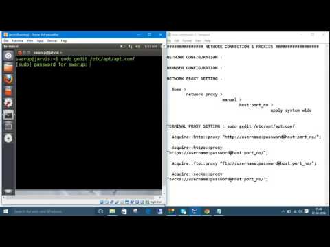 Linux Commands 11. Network & Terminal Proxy Setting Linux Commands 11. Network & Terminal Proxy Setting