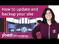 How to update and backup your WordPress site | WordPress for beginners