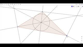 Constructing the Inscribed Circle of a triangle using GeoGebra