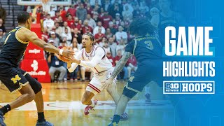 Michigan at Indiana | Highlights | Big Ten Men's Basketball | 02/08/2025