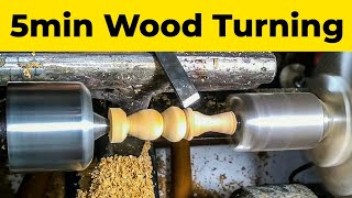 5 min wood turning./wood turning projects .