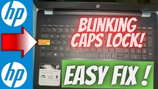 🔥 hp Caps Lock Blinking Continuously | Hp Caps Lock Flashing | Hp Laptop No Display FIXED #capslock