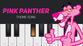The Pink Panther Theme Song│Mobile Piano Cover│Easy Tutorial