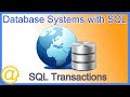 Database Systems - Transactions with SQL - SET TRANSACTION - COMMIT - ROLLBACK - SAVEPOINT