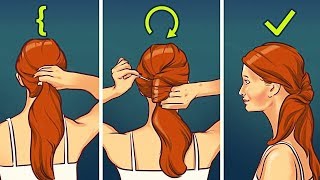 15 TRUCO RÁPIDOS PARA EL CABELLO QUE PUEDES HACER CUANDO ESTÁS EN UN APURO