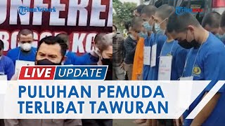 Puluhan Pemuda di Bogor Ditangkap karena Kerap Tawuran, 22 Orang Tersangka dengan BB Senjata Tajam