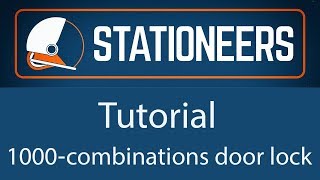 Stationeers Tutorial Door lock with 1000 combinations