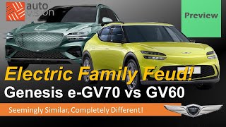 Genesis GV60 vs e-GV70 (GV70e)!  The Ultimate Comparison!  Better than Kia EV6 and Ioniq 5?