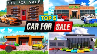 TOP 5 CAR FOR SALE GAMES FOR ANDROID & IOS/CAR FOR SALE SIMULATOR 2023 ANDROID DOWNLOAD/CAR FOR SALE