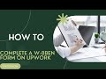 HOW TO COMPLETE A W-8BEN FORM ON UPWORK