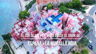 La Muralla Roja - El sur de Calpe, vista desde el dron - 4K España