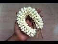 how to string jasmine flower garland in tamil | easy method to string malligai poo