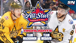 NHL All-Star Game Highlights | Team MacKinnon vs. Team McDavid