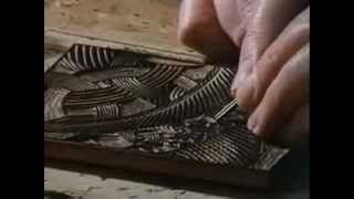 M.C. Escher - Creating The "Snakes" Woodcut