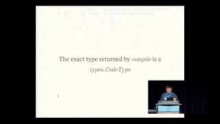 Paul Tagliamonte: Getting Hy on Python: How to implement a Lisp front-end to Python - PyCon 2014