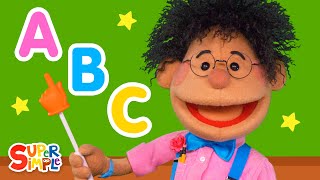 The Alphabet Chant With The Super Simple Puppets! | Kids Songs | Super Simple Songs