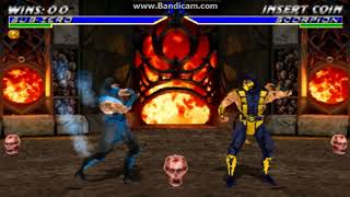 MAME 189 - MORTAL KOMBAT 4 - SUB ZERO CHEATER - UK ARCADES