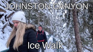 Johnston Canyon In Winter: An Adventurous Wonderland: #johnstoncanyon #banffnationalpark #canada