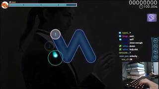 Vaxei fails an SS run on Aoki Chihiro - Kodou [HW's Another] +HDDT (Livestream)