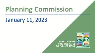 Fairfield Planning Commission - January 11, 2023