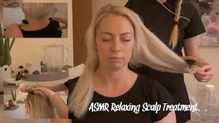 ASMR Relaxing Real Person Scalp Treatment | Massage, Brushing, Scaling and Oils (NO TALKING)