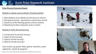 Introduction to the MPhil in Polar Studies Department of Geography, University of Cambridge