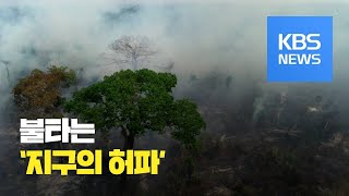 ‘지구 허파’ 아마존 불에 전 세계 우려 / KBS뉴스(News)