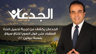 الجدعان يكشف عن تجربة تحميل الذرة الصفراء على فول الصويا لانتاج سيلاج بنسبة بروتين 22%