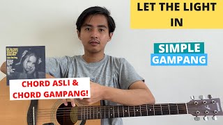 CHORD SIMPLE GAMPANG (Let The Light In - Lana Del Rey) (Tutorial Gitar) VIRAL!