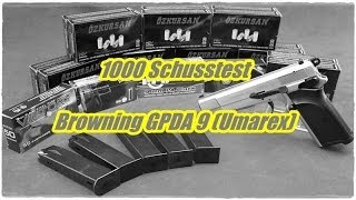 1000 Schusstest mit der Browning GPDA 9 von Umarex