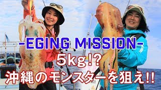 エギングミッション 第一弾！５kgを超える沖縄のモンスターを狙え！！