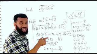 Finding the square root of an irrational number.