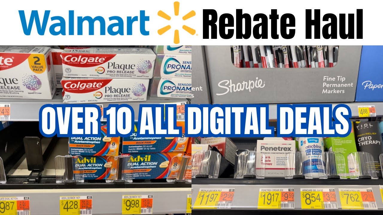 WALMART DEALS 7/11/23 | OVER 10 ALL DIGITAL DEALS | 1 FREEBIE | REBATE ...