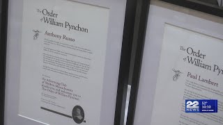 Two local residents receive Pynchon Medals