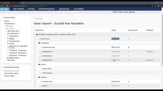 Moodle for Students - Checking Your Grade