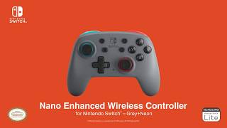 Nano Enhanced Wireless Controller for Nintendo Switch - Grey + Neon