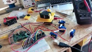 Project SALT: Testing the PCA9685 with 5 servos