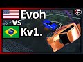 Evoh vs Kv1 | Rank 4 NA vs Rank 1 SAM | Rocket League 1v1