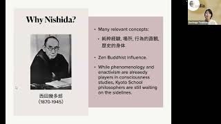23 July 26 Yuko Ishihara "Nishida Kitaro's theory of "Basho""  in Qualia Structure Grant MTG