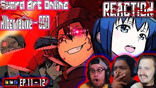 SAO ALTERNATIVE GGO EPISODE 11 \u0026 12 REACTION | WAIT THAT'S HER?!