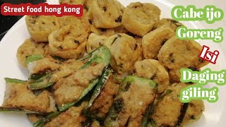 Resep cabe ijo isi daging ikan giling