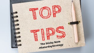 The Sticky Note Strategy | Spencer Stott