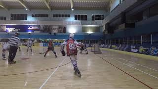 台東PRO-GO VS 台北環球 越後面越 high shootout inlinehockey『taiwan_taitung普徿供直排輪曲棍球』20190523