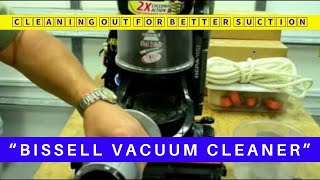 BISSELL VACUUM CLEANER / CLEANING OUT A VACUUM CLEANER