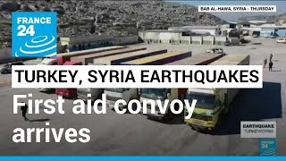First UN aid trucks reach Syria's north • FRANCE 24 English