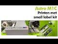 M1C - Printen met small label kit