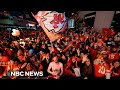 Chiefs fans celebrate back-to-back Super Bowl wins